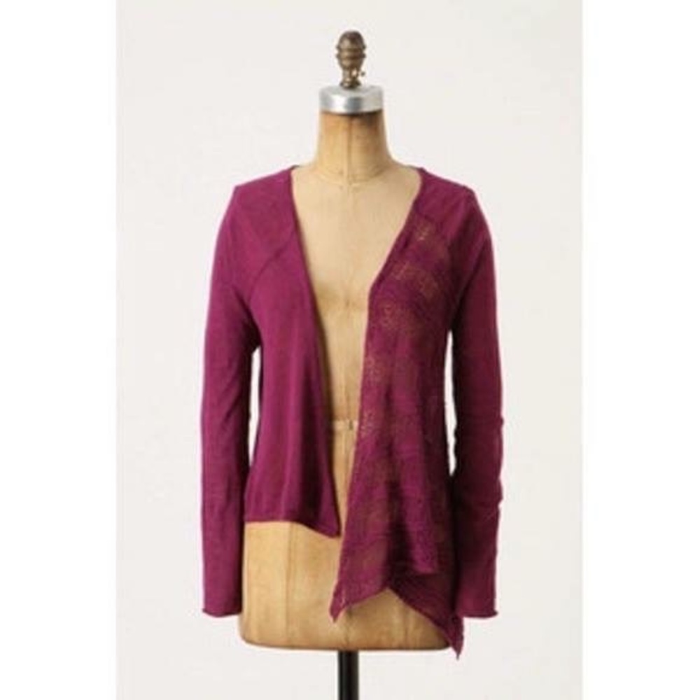 🥰🥰{Anthro} Knitted & Knotted "Pull Through" Cardigan